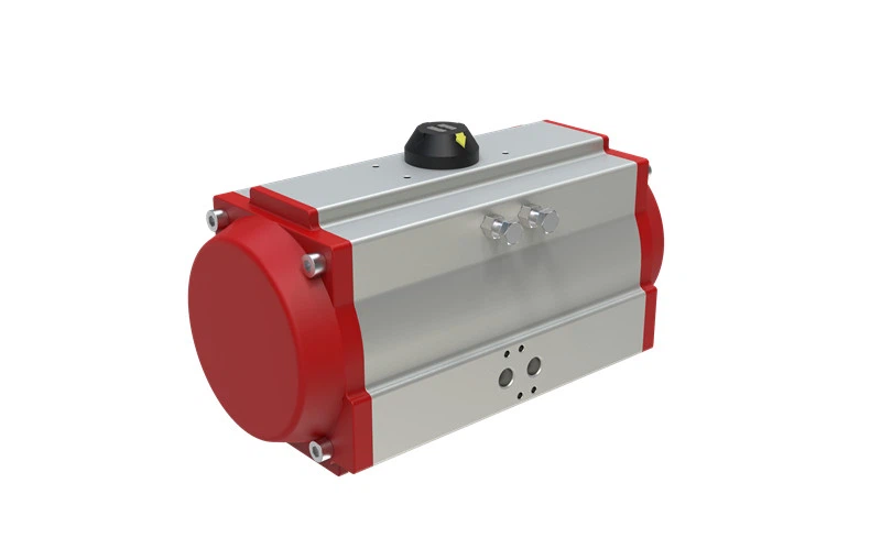 Red Cap Rack & Pinion Air Cylinder